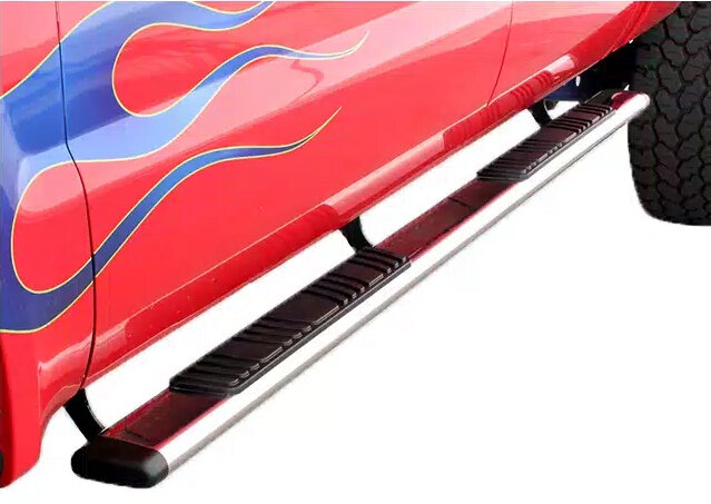 RealTruck Go Rhino 5" OE Xteme Side Step Low Profile for 05-26 Toyota Tacoma Double Cab