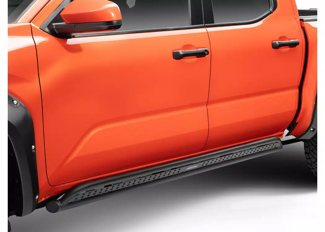 RealTruck Go Rhino Frame Mounted Sliders for 18-26 Toyota Tacoma Double Cab