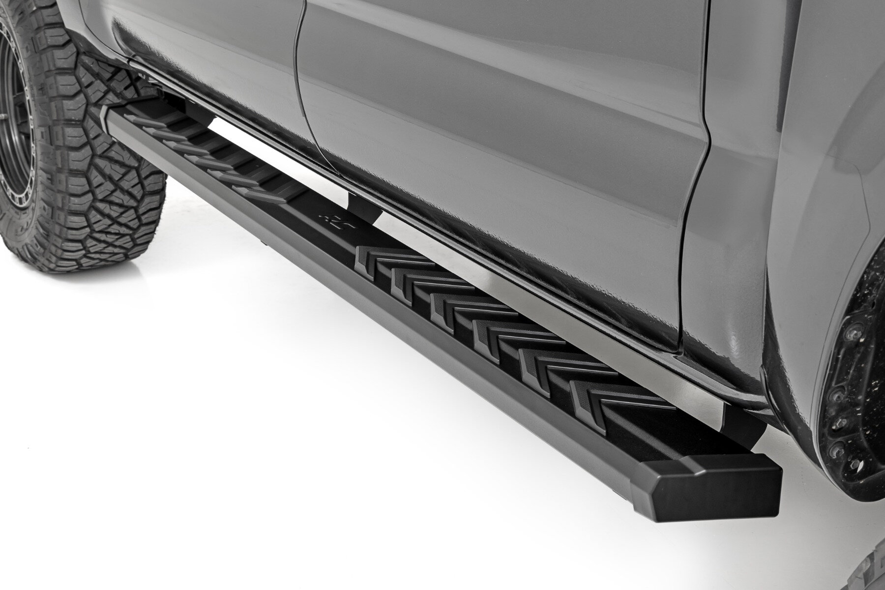 Rough Country 41009 BA2 Running Boards for 05-23 Toyota Tacoma Double Cab