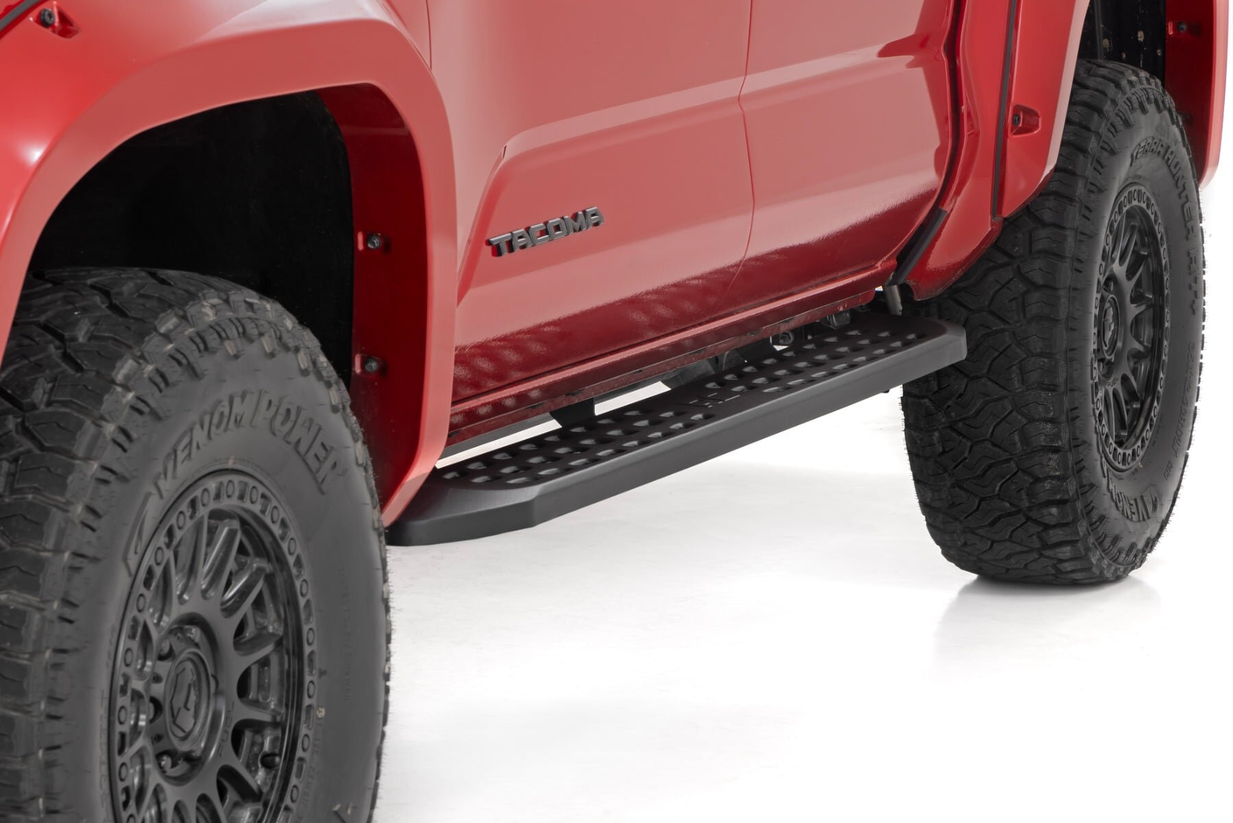 Rough Country 44011 RPT2 Running Boards for 24-26 Toyota Tacoma Double Cab