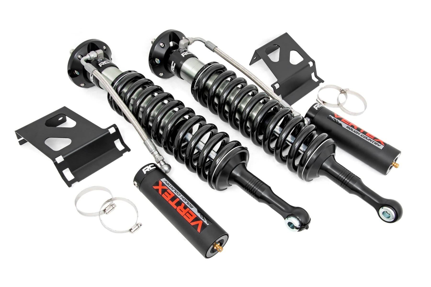 Rough Country Vertex 2.5 Reservoir Coilovers for 05-23 Toyota Tacoma