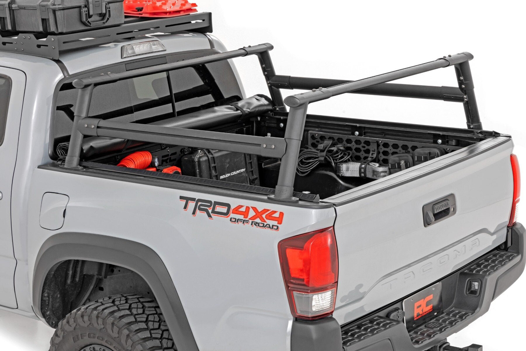 Rough Country  Aluminum Bed Rack for 05-23 Toyota Tacoma