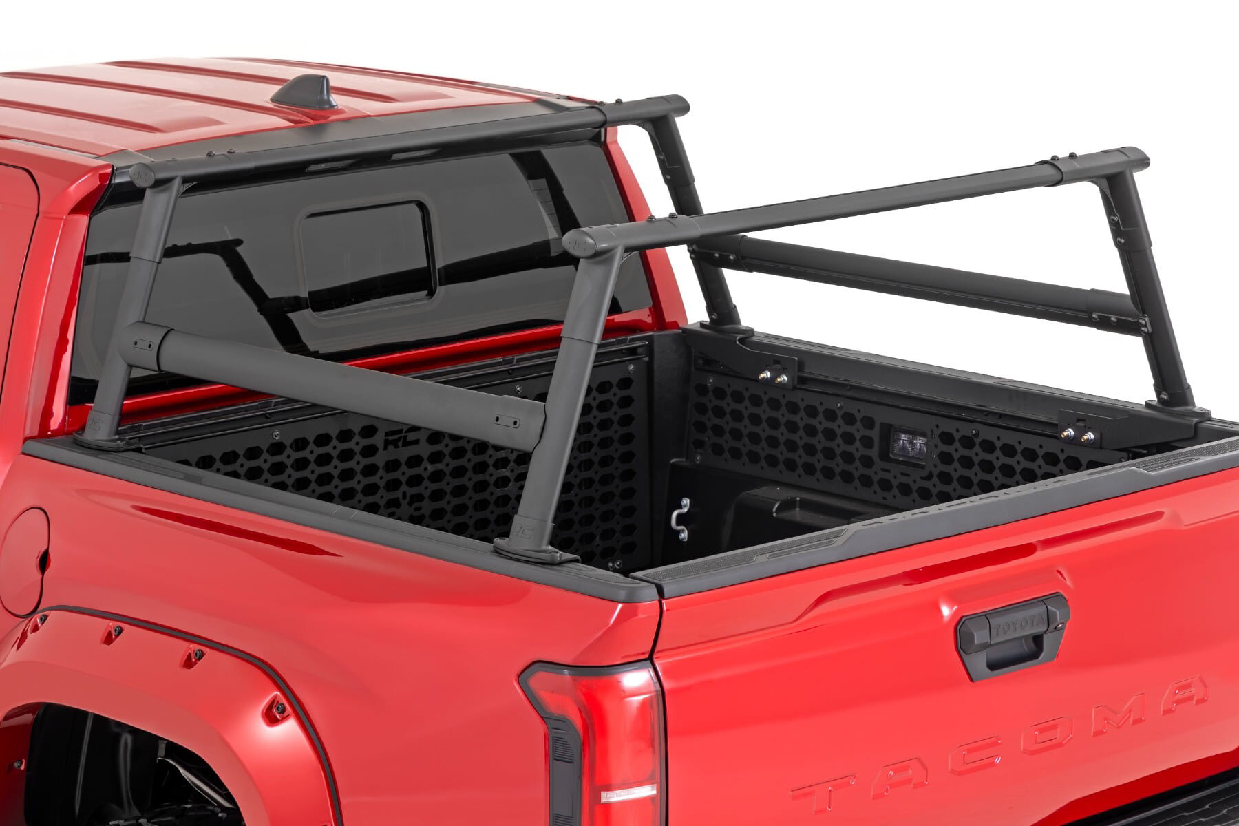 Rough Country 73124 Aluminum Bed Rack Full Height for 24-26 Toyota Tacoma