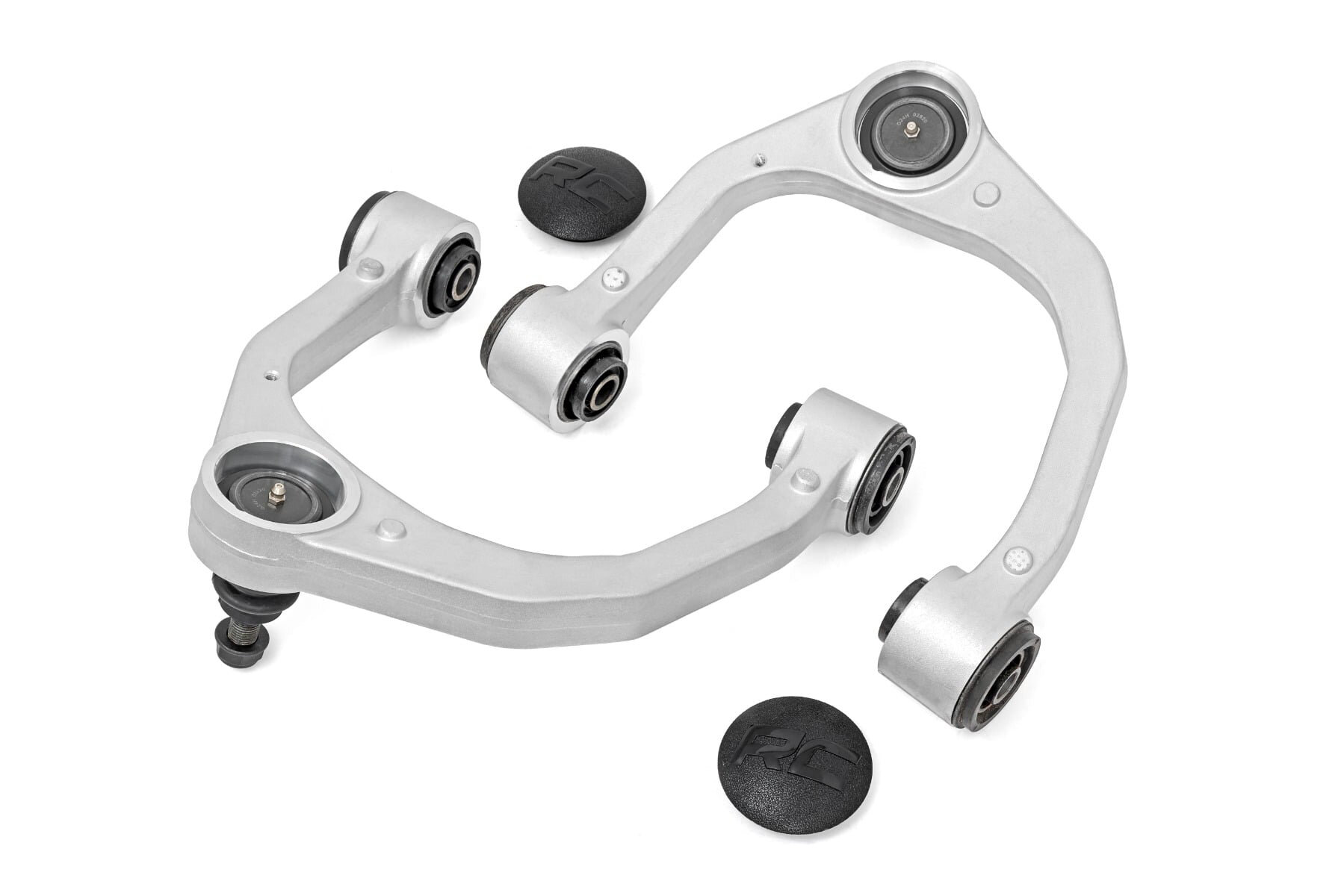 Rough Country 74401 Forged Upper Control Arms for 05-23 toyota Tacoma with no Lift in Aluminum