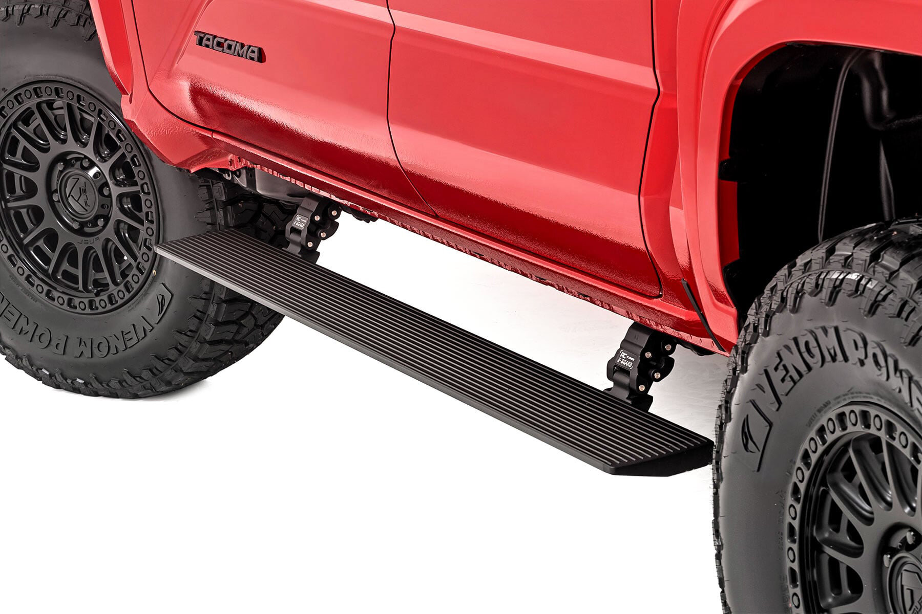 Rough Country PSR652024A Power Running Boards with Dual Electric Motors for 24-26 Toyota Tacoma Double Cab