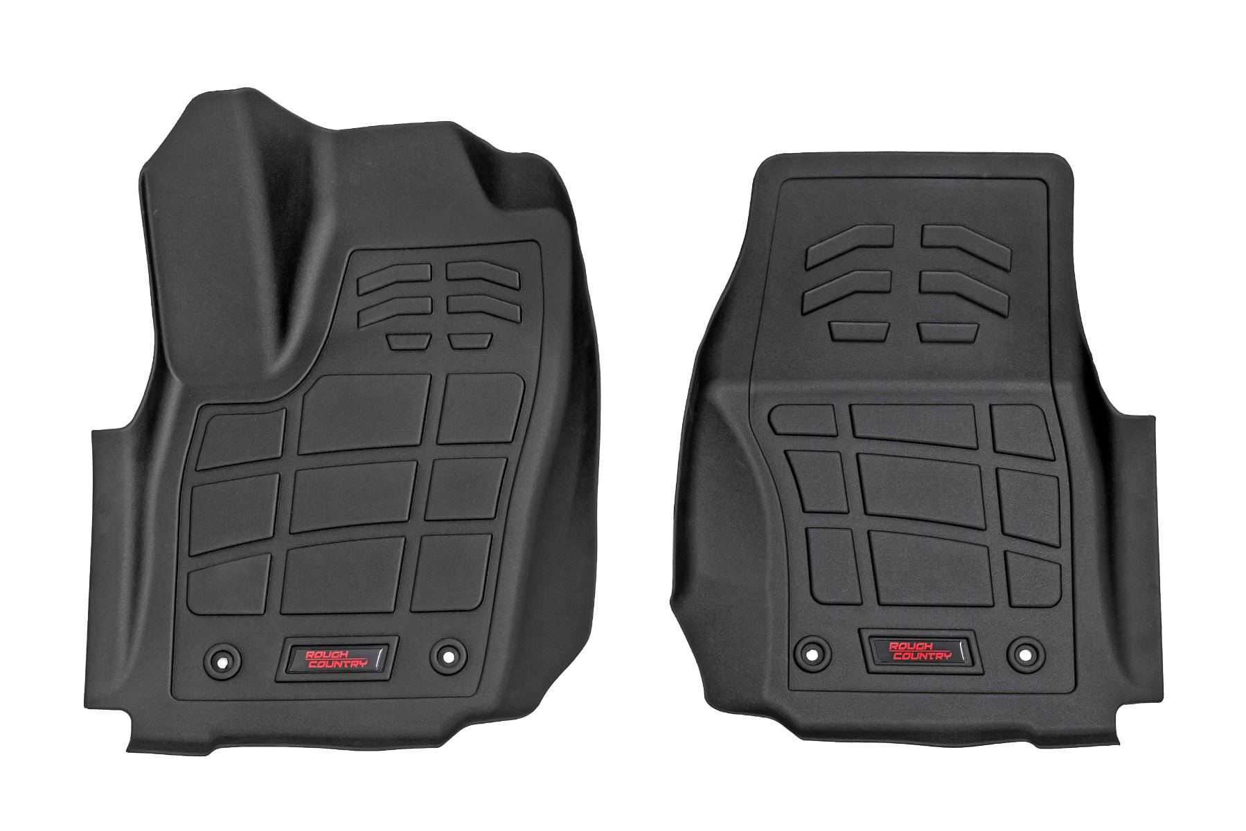 Rough Country Sure-Fit Floor Mats for 24-26 Toyota Tacoma TRD Pro
