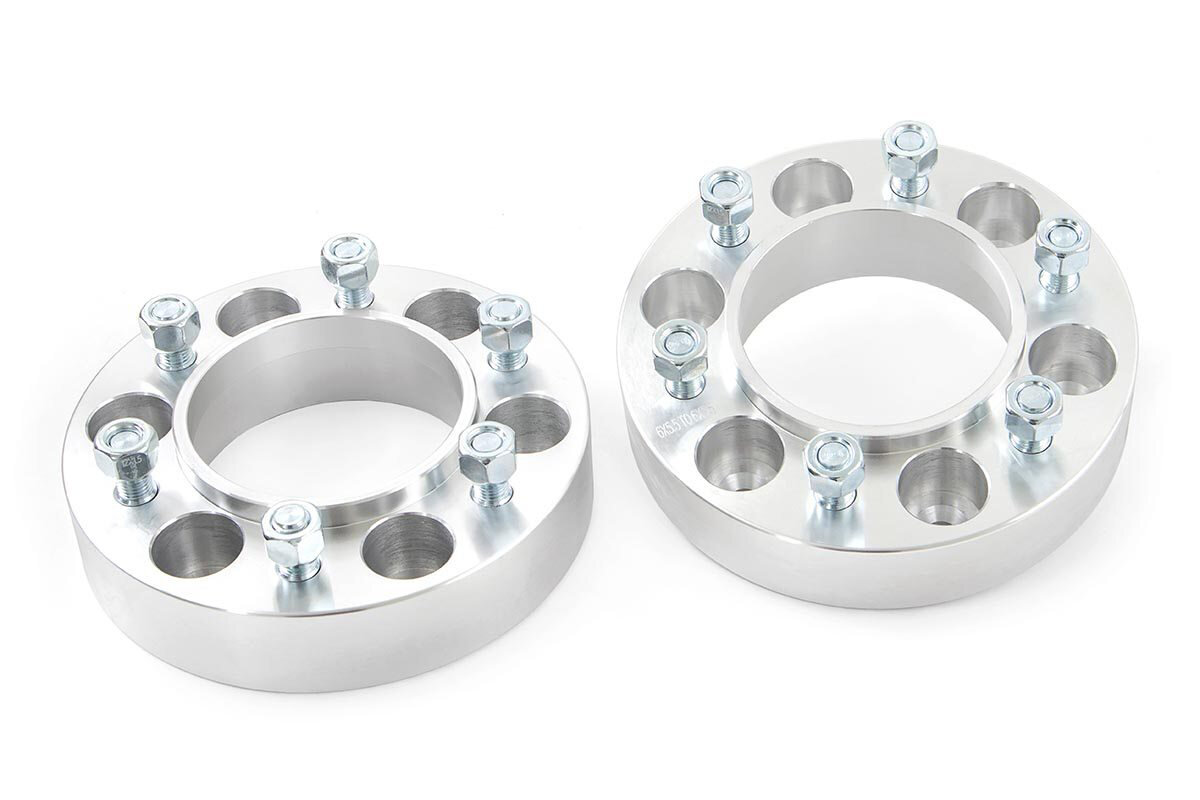 Rough Country 10089 1.5 Inch Wheel Spacers for 05-23 Toyota Tacoma 2WD/4WD