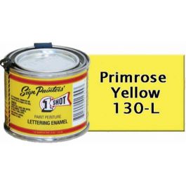 1 Shot Lettering Enamel - Primrose Yellow - 1/2 Pint