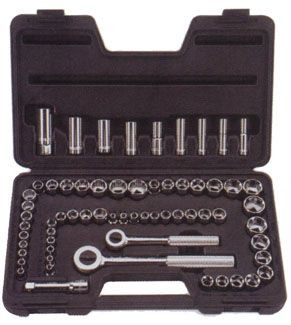 65 Piece Mechanics Set (Metric and SAE) 89-455