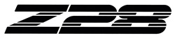 Camaro "Z28" High Grade Vinyl Decal Sticker, 10.25 x 1.75 Inches, Color Choice