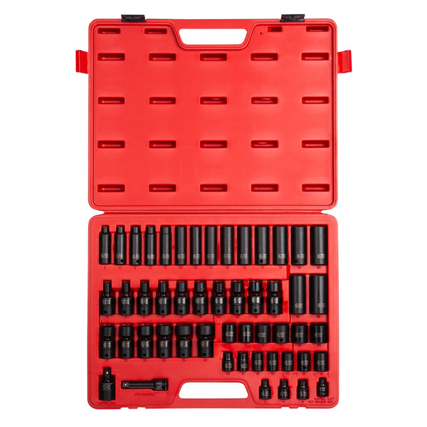 3/8" Drive 51 Piece Metric Impact Socket Set SUN3351