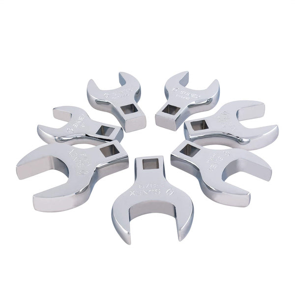 Sunex 14-Piece 1/2 in. Drive Jumbo Fractional SAE Crowfoot Wrench Set