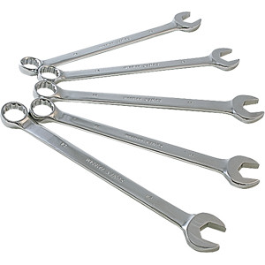 5 Piece Metric Full Polish V-Groove Wrench Set SUN9918M