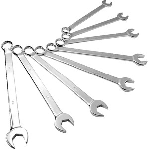 8 Pc. Metric Full Polish V-Groove Wrench Set SUN9919M