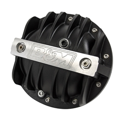 B&M HI-TEK Black Anodized Aluminum Rear End Differential Cover For 10-BOLT CAR
