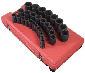 Sunex Tools 29 Pc. 3/4" Drive SAE Deep Impact Socket Set SUU-4695