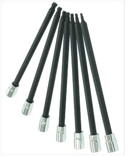 Durston Manufacturing Co BTXL400 Extra Long Ball Torx Set - 7 Piece