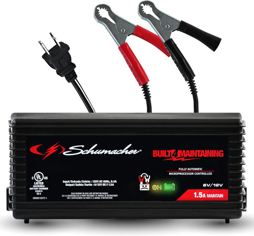 6/12V, 1.5A Battery Charger, 120VAC SC1355