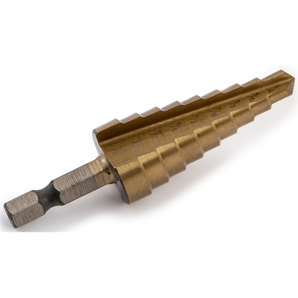 Titanium Step Drill Bit - 1/4" - 3/4" TIT16504