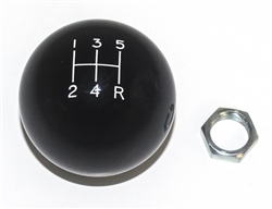 Camaro Black 5 Speed Shifter Knob Ball, 16 MM x 1.50 Metric Thread, 2-1/4" LARGE Diameter