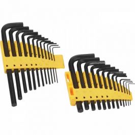 Titan 25pc Hex Key Set - SAE and Metric