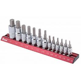 Titan 13pc SAE Hex Socket Set