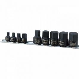 Titan 9pc Stubby Metric Hex Socket Set