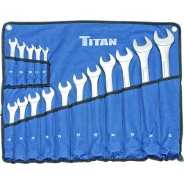 Titan 16pc Combination Wrench Set - Metric