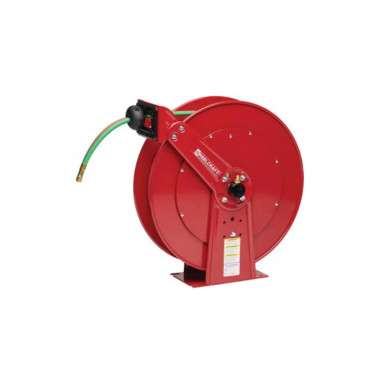Reelcraft TW86050 OLPT 3/8 in. x 50 ft. Twin Line Welding Hose Reel T-Grade