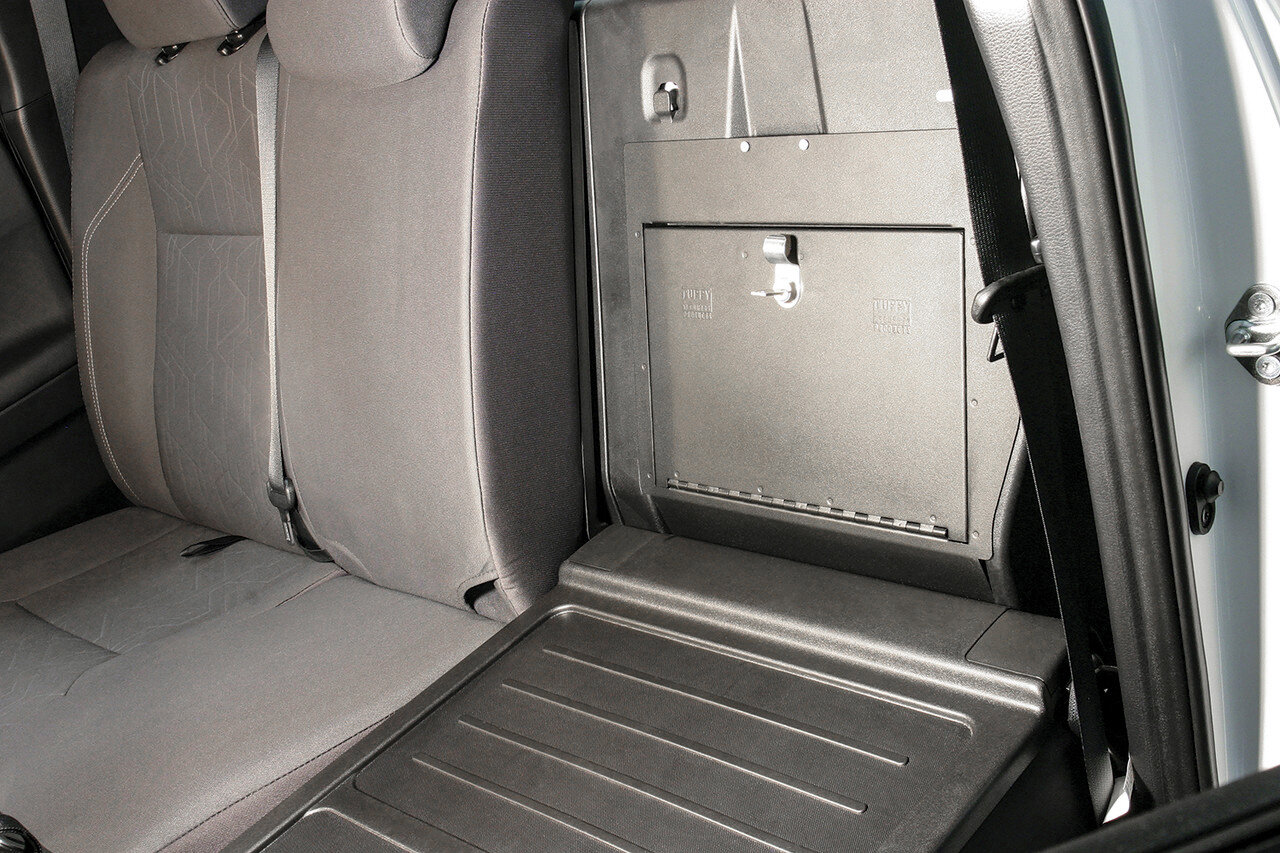 Tuffy Cubby Cover for 05-23 Toyota Tacoma Double Cab