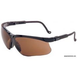 Uvex Genesis Anti-Fog Safety Glasses - Espresso