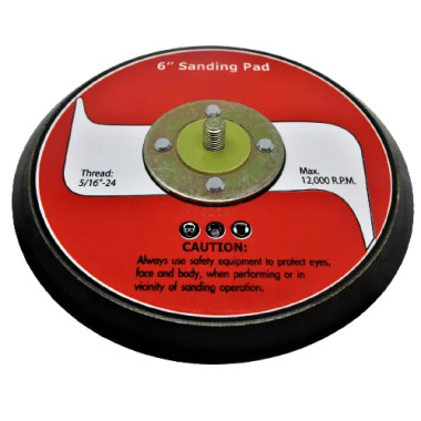 JET Tools JAT731-34 6" Hook & Loop Pad For JAT-731, 6" RO Sander