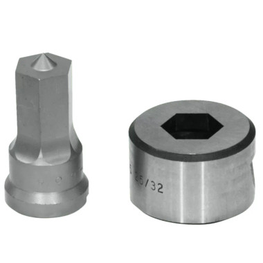 Edwards PDH3/4 3/4" Hex Punch & Die Set with Key-Way