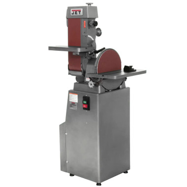 JET Tools J-4202A, 6" x 48" Industrial Combination Belt & 12" Disc Finishing Machine 230V 3Ph
