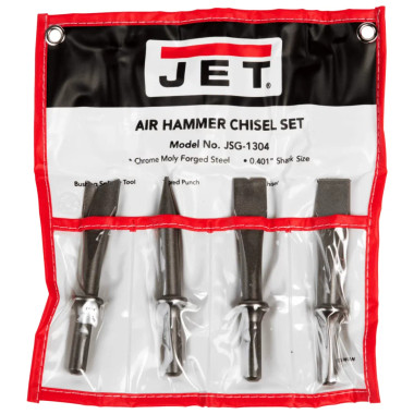 JET Tools JSG-1304 4 PC AIR HAMMER CHISEL SET