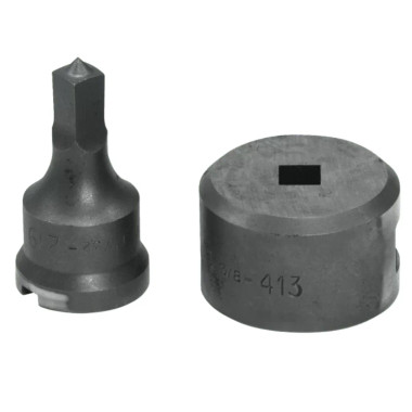 Edwards PDSQ11/32 11/32" Square Punch & Die Set with Key-Way