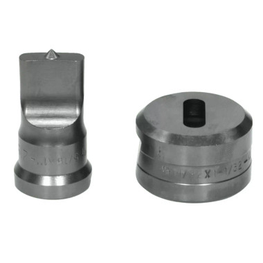 Edwards PDOB5/16X1 5/16x1 Oblong Punch & Die Set with Key-Way
