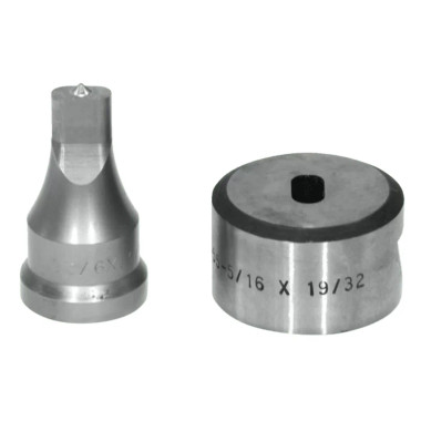 Edwards PDOB9/32X9/16 9/32x9/16 Oblong Punch & Die Set with Key-Way