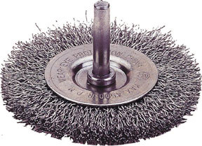 Power Brush, End Brush: Circular, 1/4" Shank: 2" Coarse VCT-1423-2101
