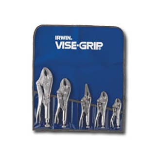 5-Piece Locking Pliers Set (4WR, 5WR, 6LN, 7WR and 10WR) VG5