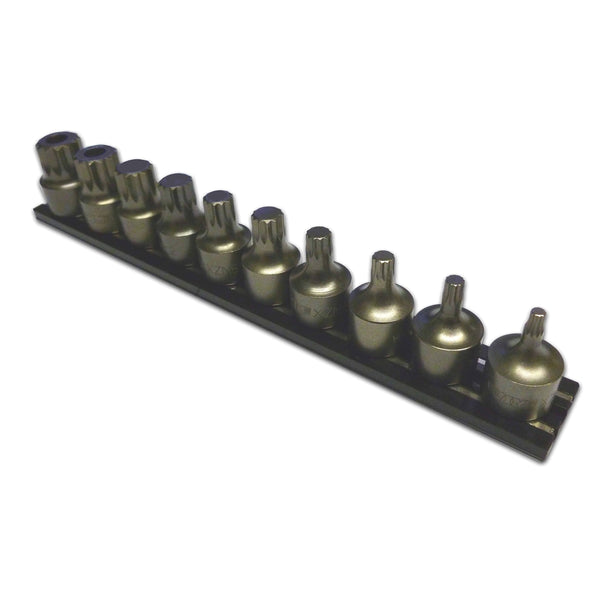10 Piece Half Cut, Impact XZN Set With 3/8" Sq. Drive Adapter VIMIMPACT-XZN6