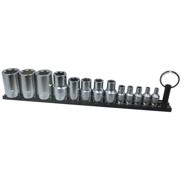 13 Piece "E" Inverted Torx Driver Set - Black Magrail VIMTMS-ETORX