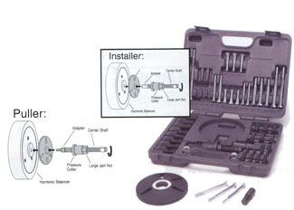 Harmonic Balancer PullerandInstaller Master Set