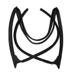 1994 - 2002 Camaro Convertible Front Header & Front Door Frame Rubber Weatherstripping Seals