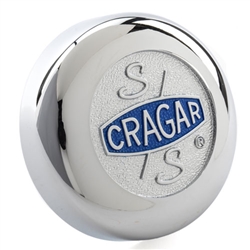 Cragar Chrome S/S Vintage Replacement Center Cap, Each