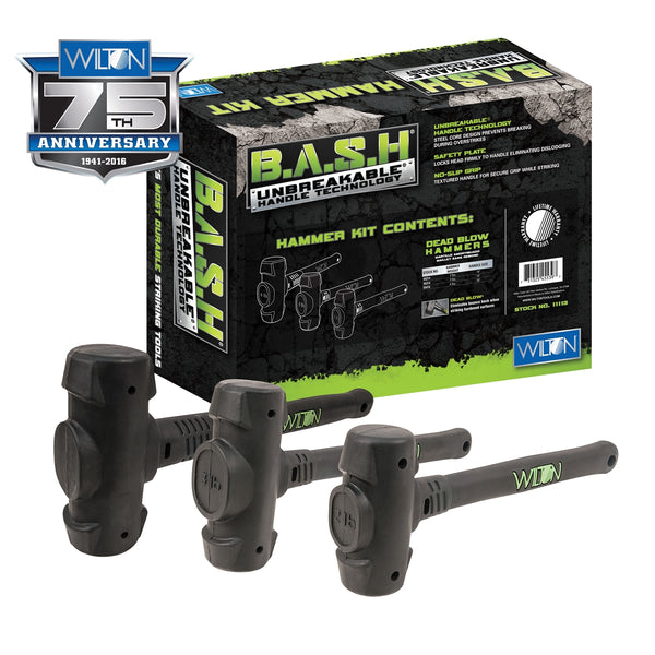 B.A.S.H Dead Blow Hammer Kit (3 Piece) WIL11113