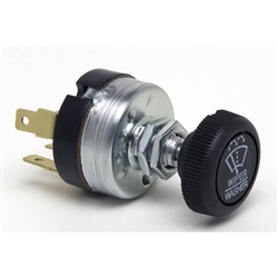 2 Speed Universal Windshield Wiper Switch With Knob and Washer Function