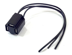 Camaro Front Headlight Wiring Harness Connector Plug, 3 Terminal