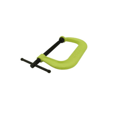 Wilton 400 Series Hi-Vis Safety C-Clamp, 0" - 3" Jaw Opening, 2-1/2" Throat Depth