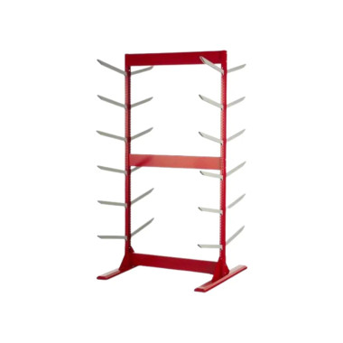 Rousseau Metal WMA3512 Double Bumper Cover Rack, with 4" casters